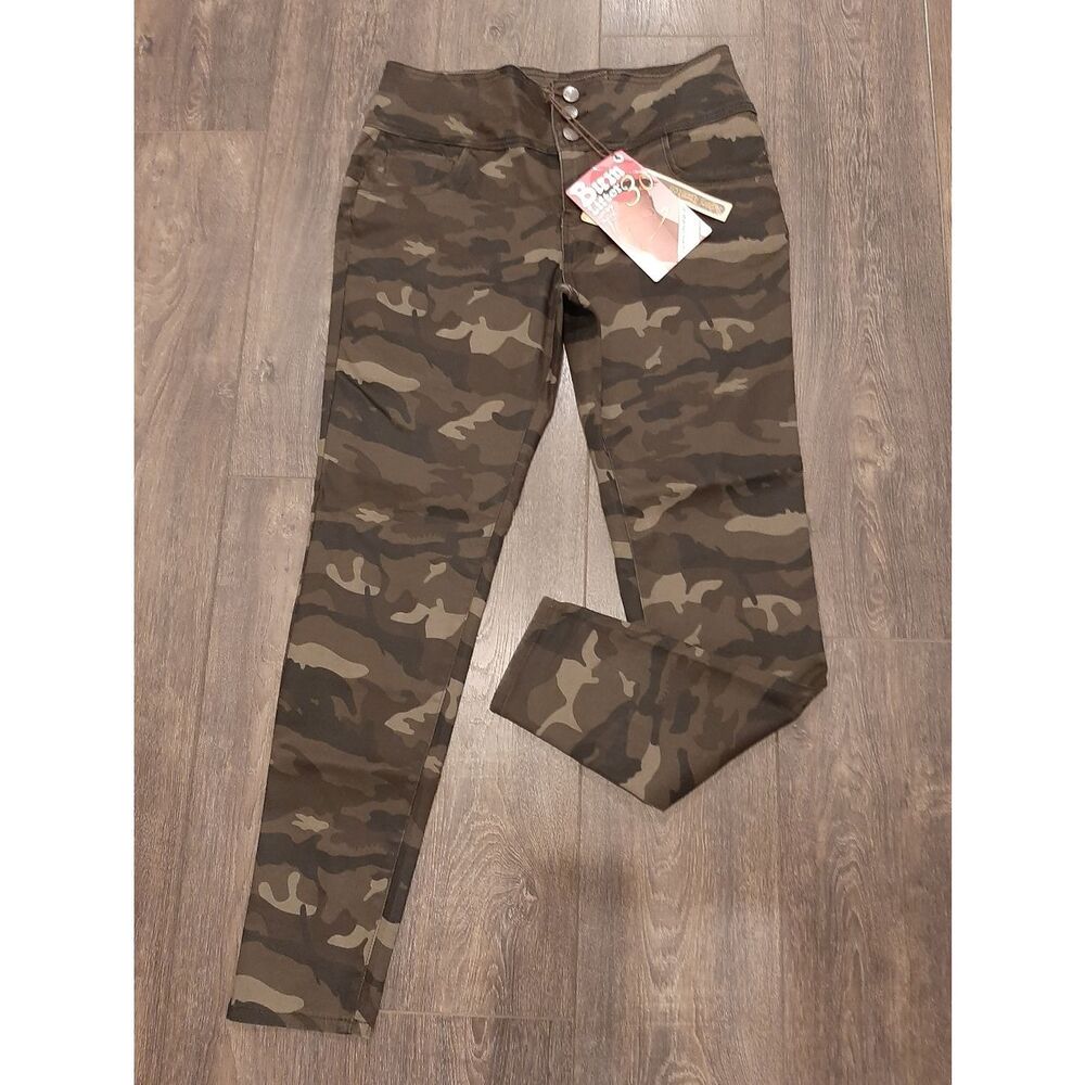 Hybrid & Company Bum Lifter 3.0 Camo Pants Size 13 NWT Stretch Shaping Jeans